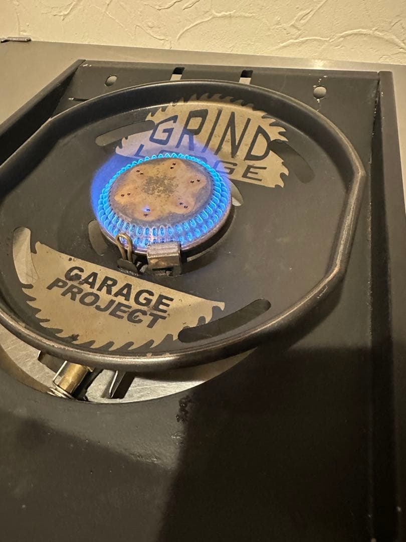 スノーピーク フラットバーナー カスタム ブラック  peak