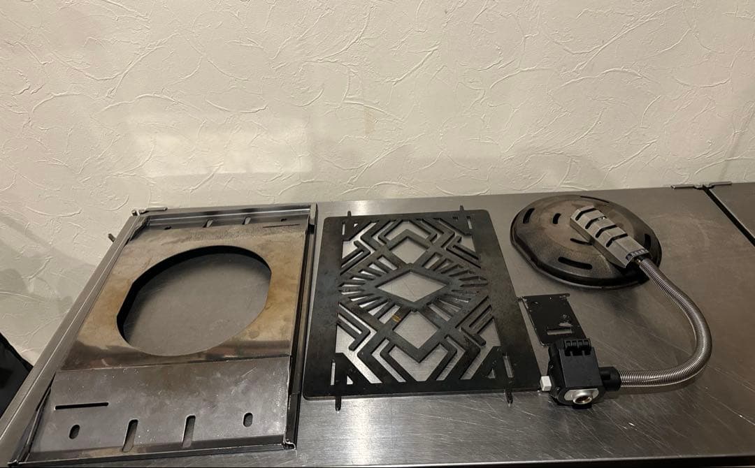 スノーピーク フラットバーナー カスタム ブラック  peak