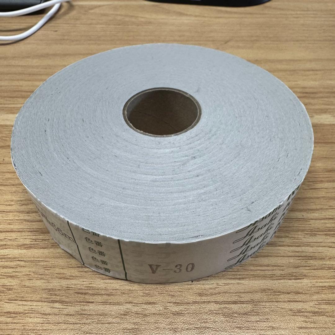 V-30 ライトグレー アサヒバイアステープ T/C 30mm巾 フラット66m