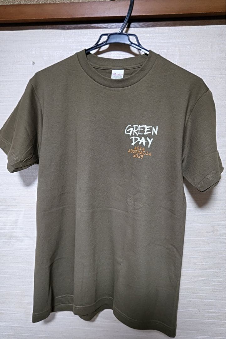 GREEN DAY ツアーTシャツ L オリーブグリーン