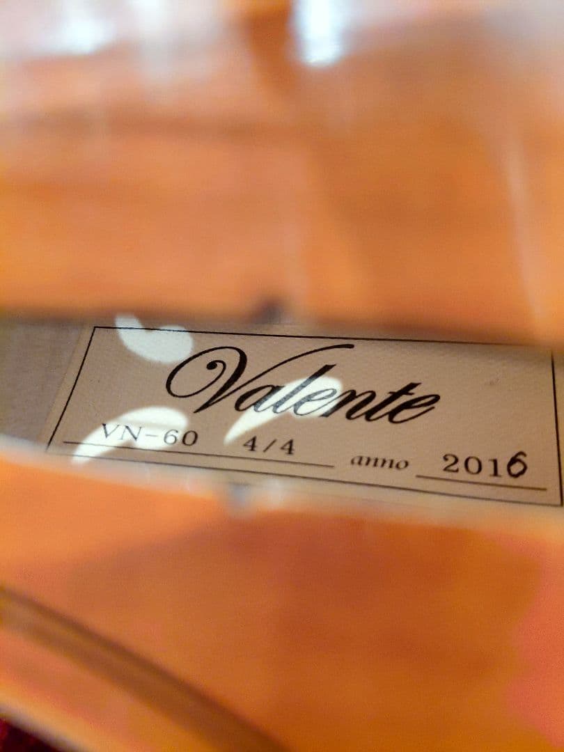 Valente VN-60 4/4サイズ　Anno　2016 バイオリン