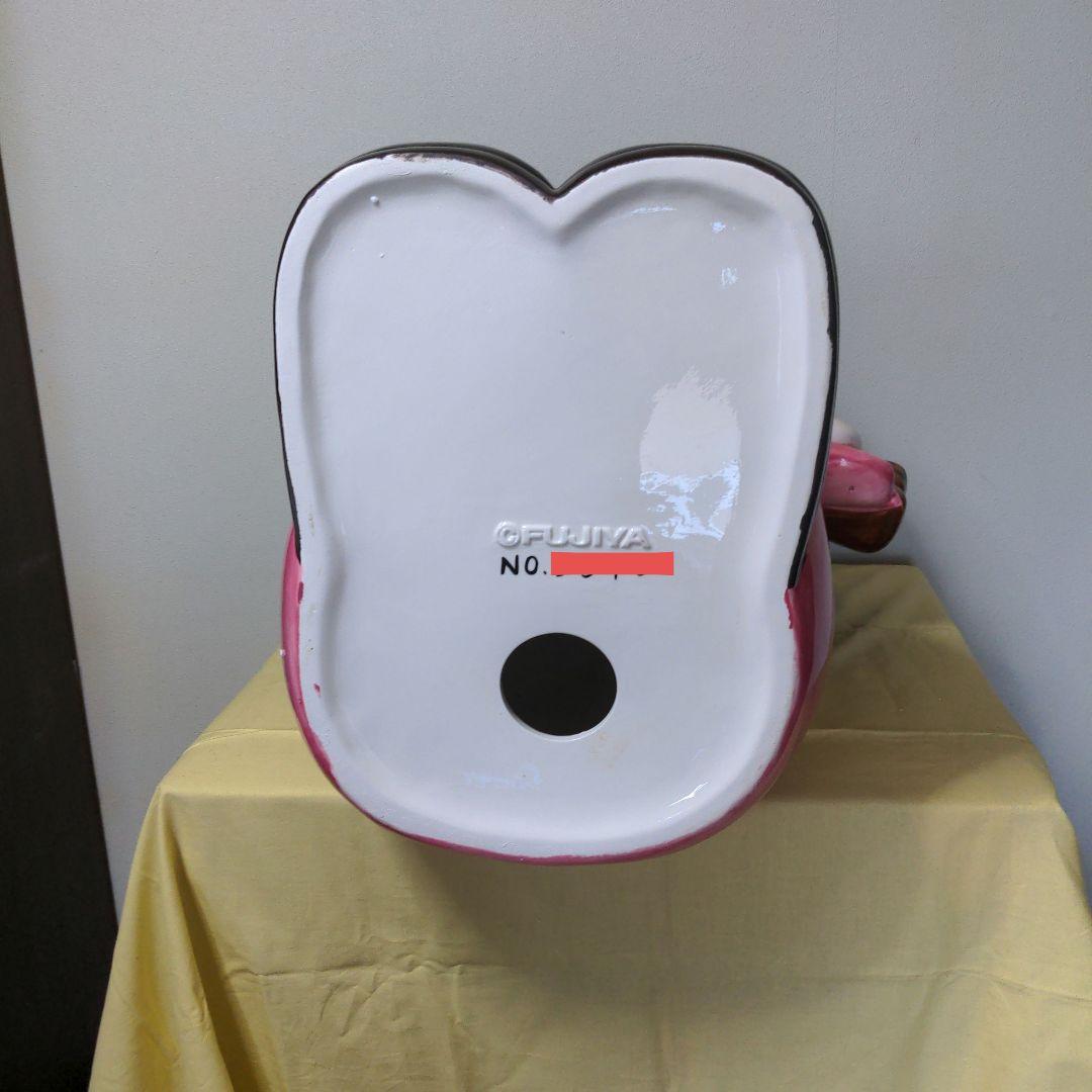 不二家　ジャンボペコちゃん人形　陶器製　非売品