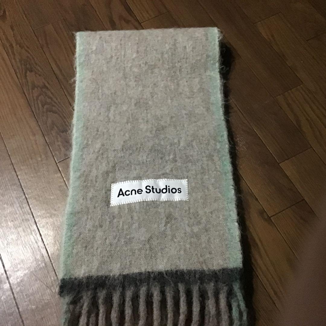 acne studios アグネストゥディオス　マフラー　グレー　国内正規品