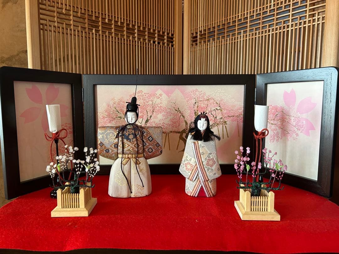 雛飾り　木目込み人形