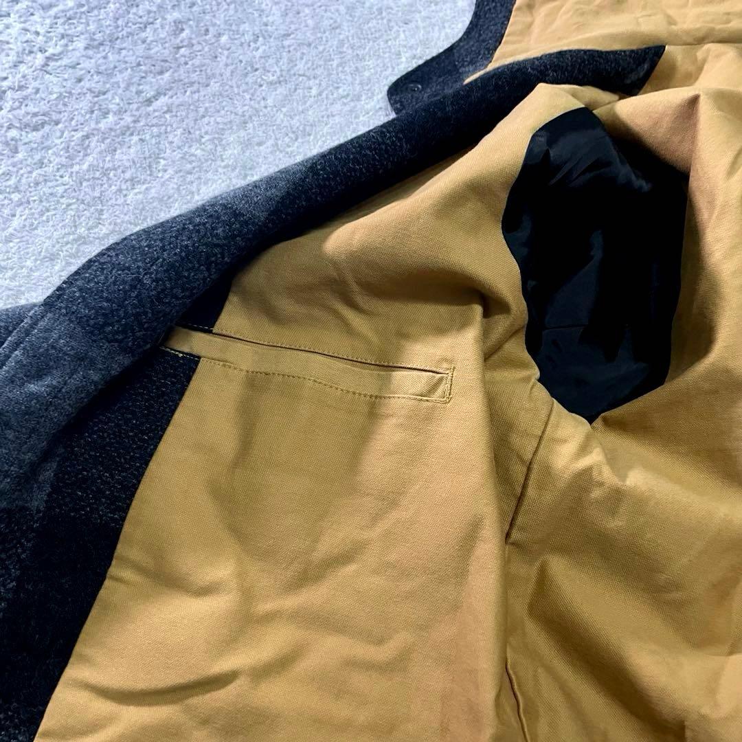 美品　ビームスプラス　フード付きハンティングジャケット　マッキーノジャケット　M