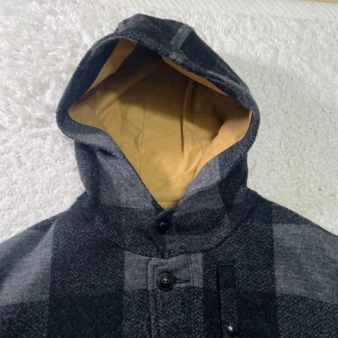 美品　ビームスプラス　フード付きハンティングジャケット　マッキーノジャケット　M