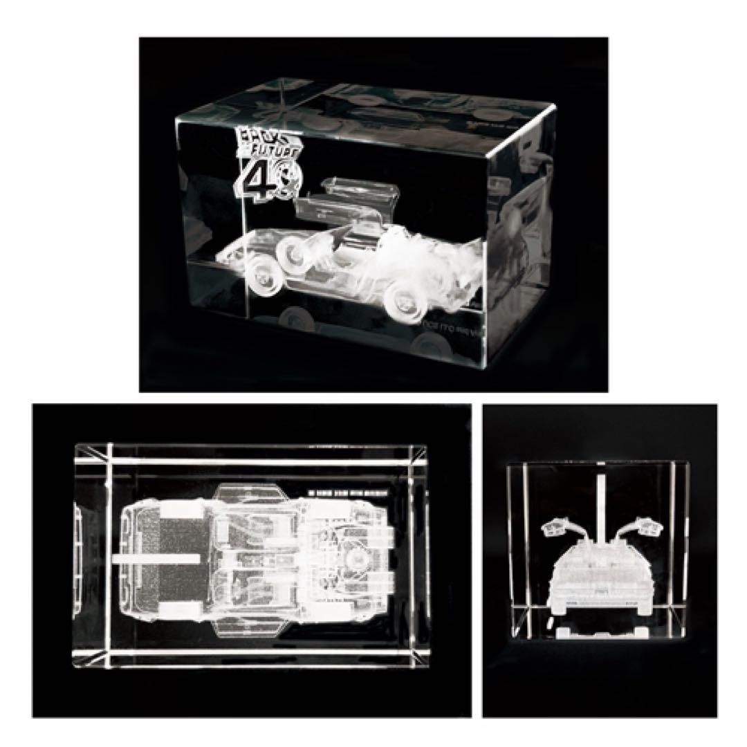 ■『バック・トゥ・ザ・フューチャー』40th　デロリアン クリスタルオブジェ