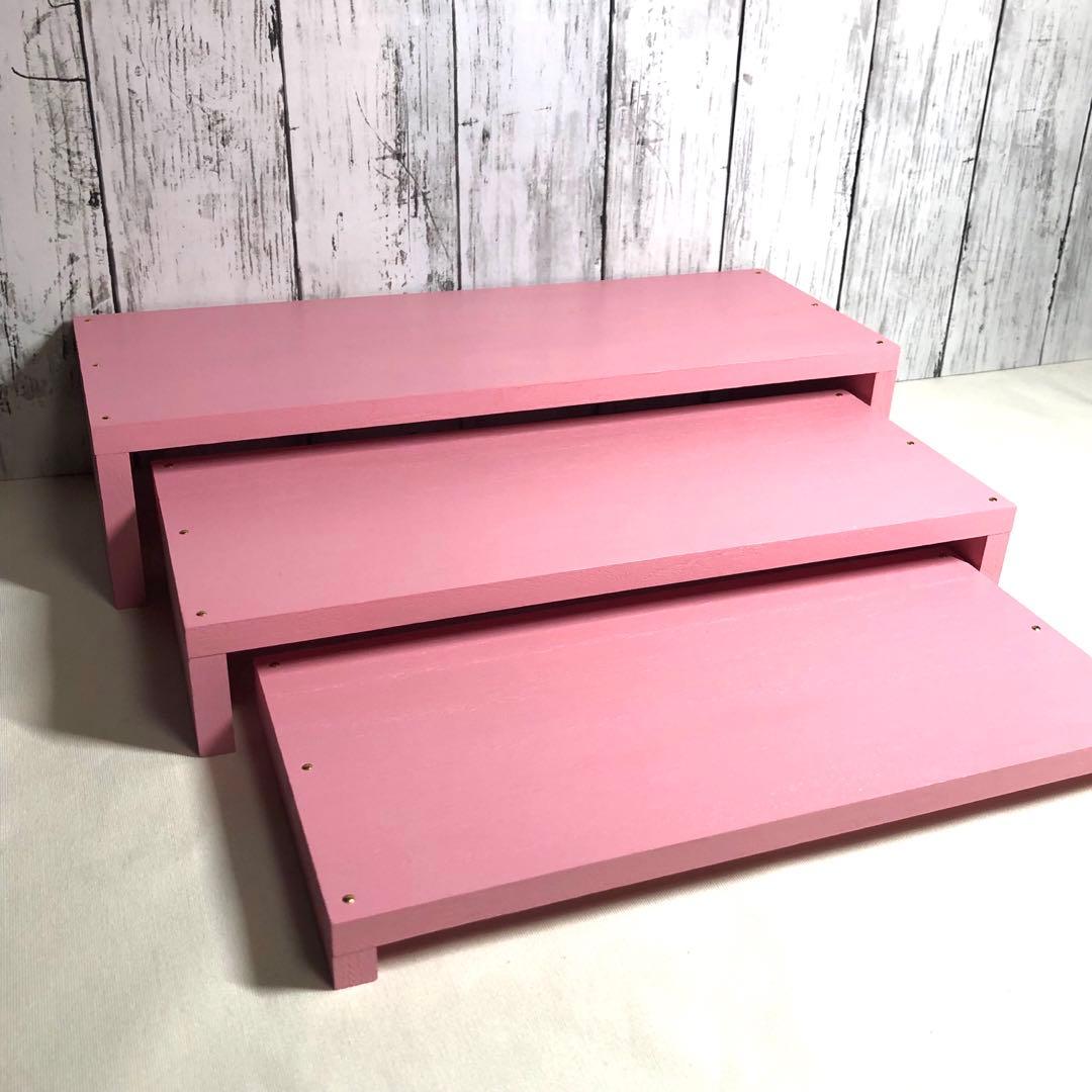 ハピイ　お店型什器×２点 　アクセサリー台1点　イベント什器　ハンドメイド