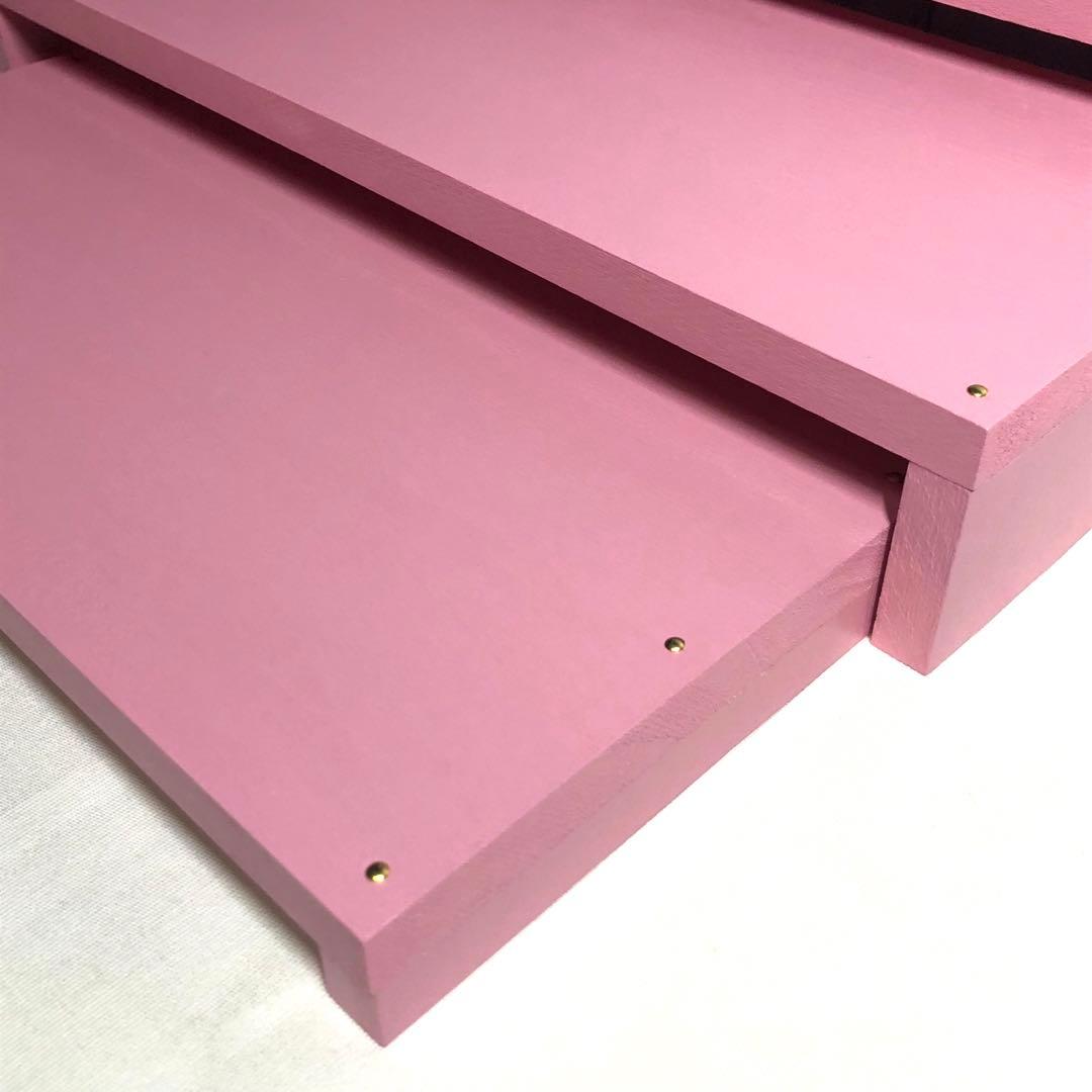 ハピイ　お店型什器×２点 　アクセサリー台1点　イベント什器　ハンドメイド