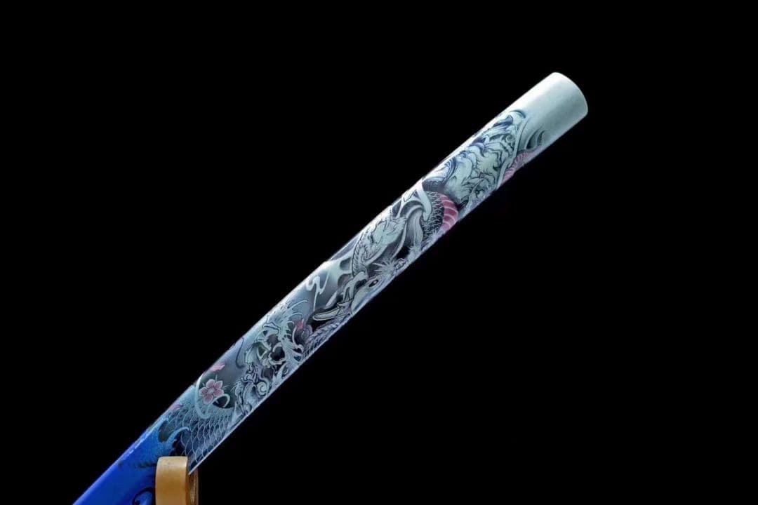 1063-武具 刀装具 日本刀　模造刀 居合刀 武士道 武蔵 鑑賞用 手鍛造打