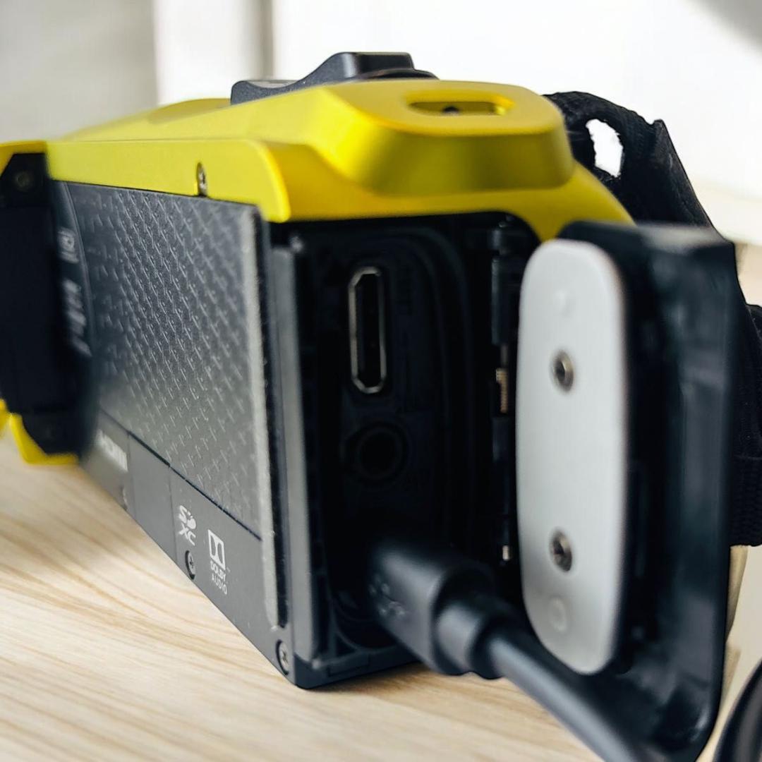 【側面固定不備】Victor JVC GZ-R480-Y イエロー