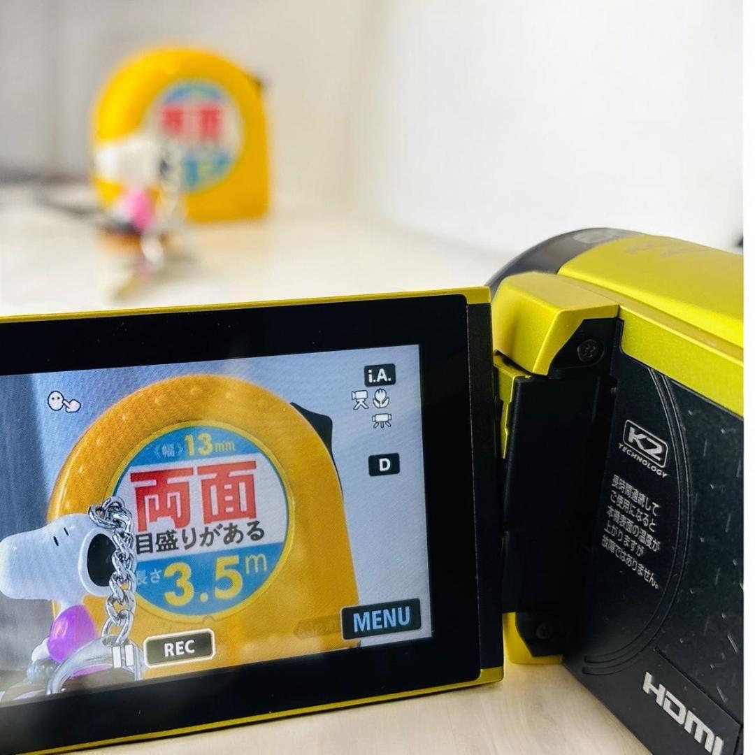 【側面固定不備】Victor JVC GZ-R480-Y イエロー