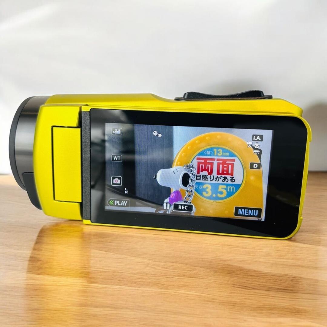 【側面固定不備】Victor JVC GZ-R480-Y イエロー