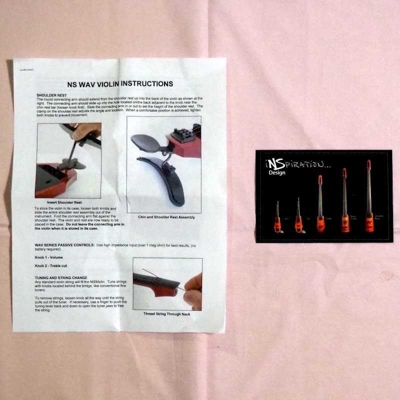NS Design WAV4 赤　エレキバイオリン　フリマ最安値