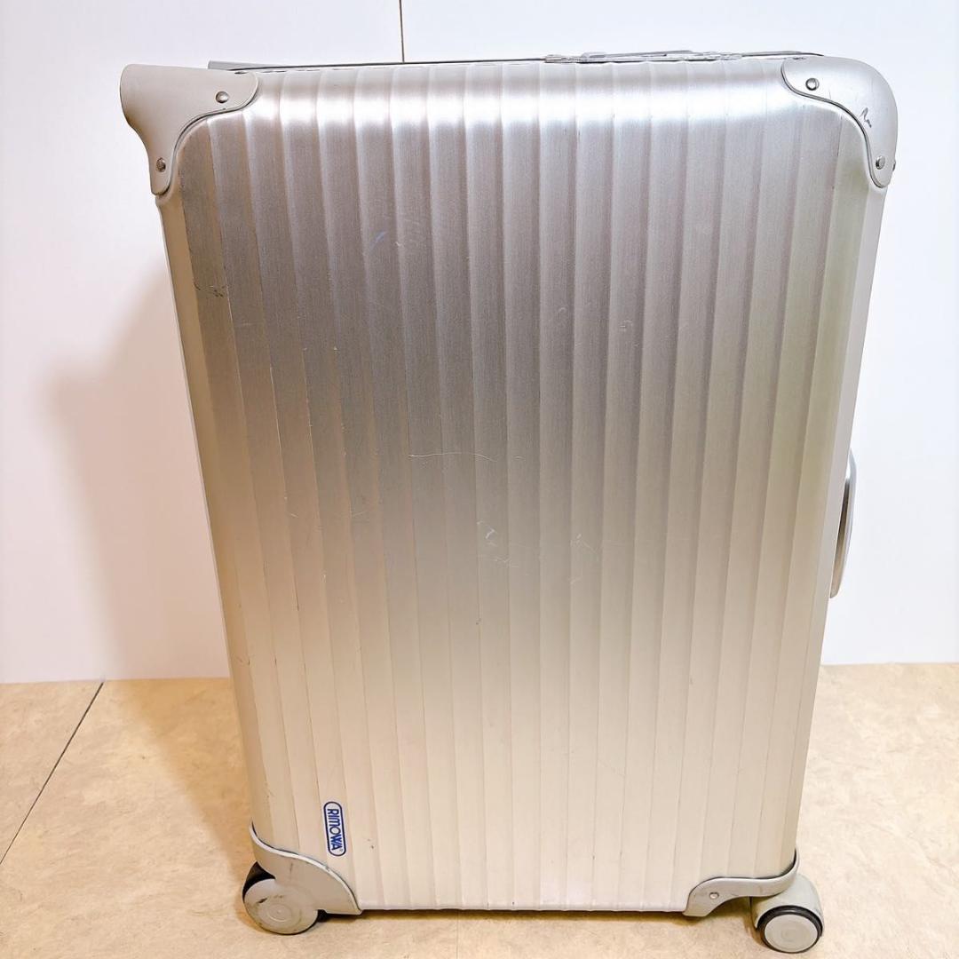 激レア　リモワ シルバーインテグラル プルタブ 2+4輪 TSAロックベルト付