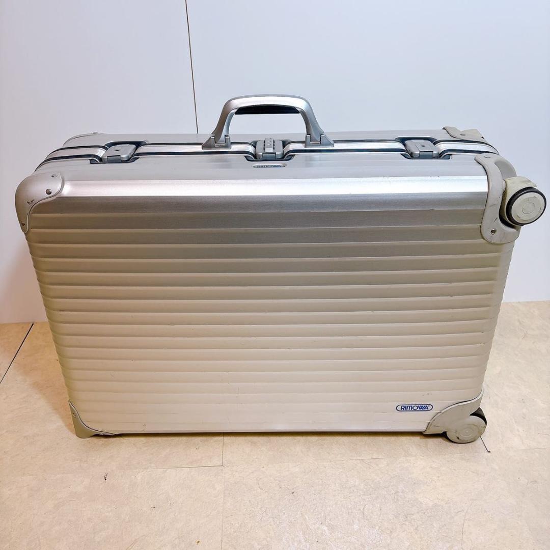 激レア　リモワ シルバーインテグラル プルタブ 2+4輪 TSAロックベルト付