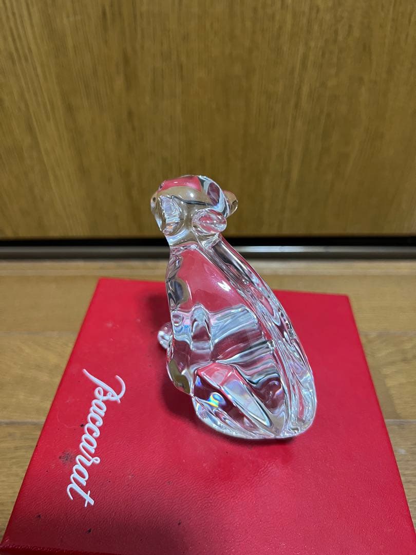 Baccarat クリスタルオサル置物