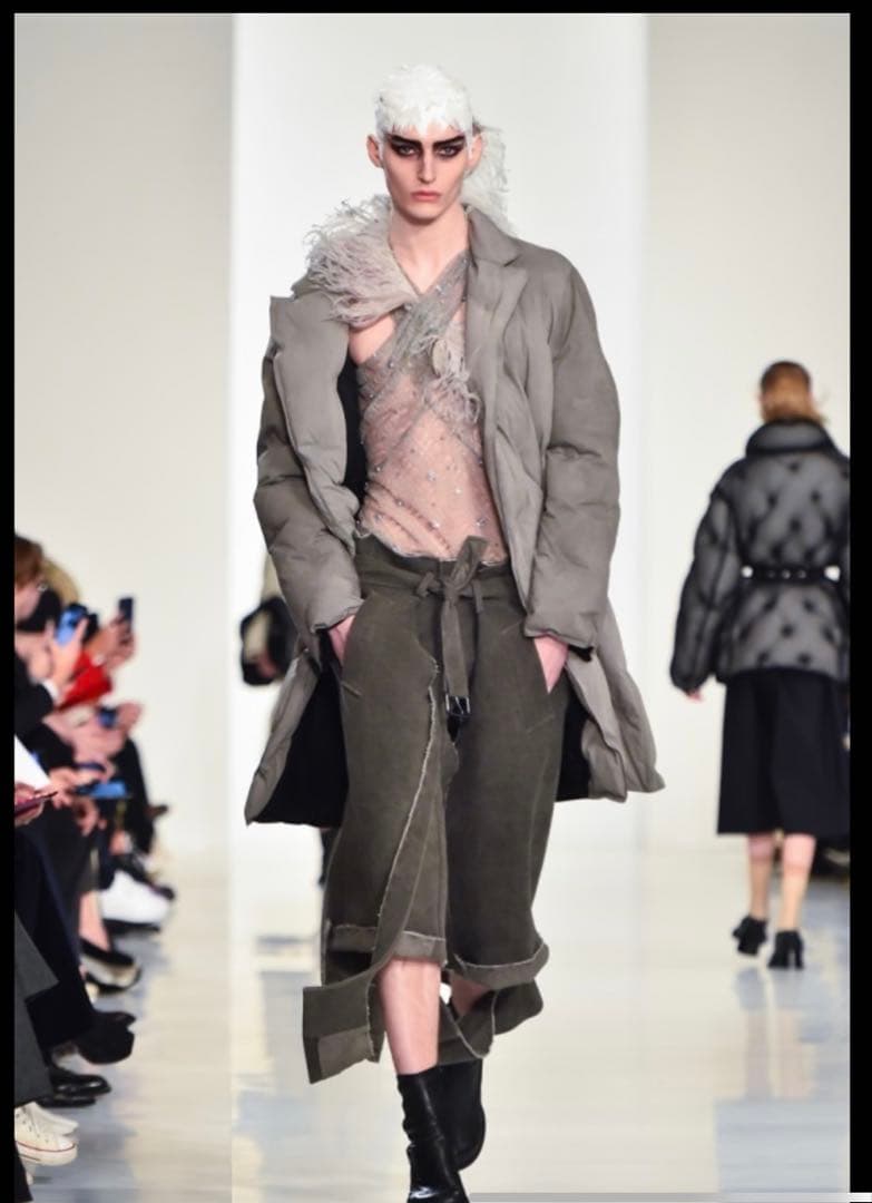 Maison margiela 19aw co-ed キュロット　ボイルドウール