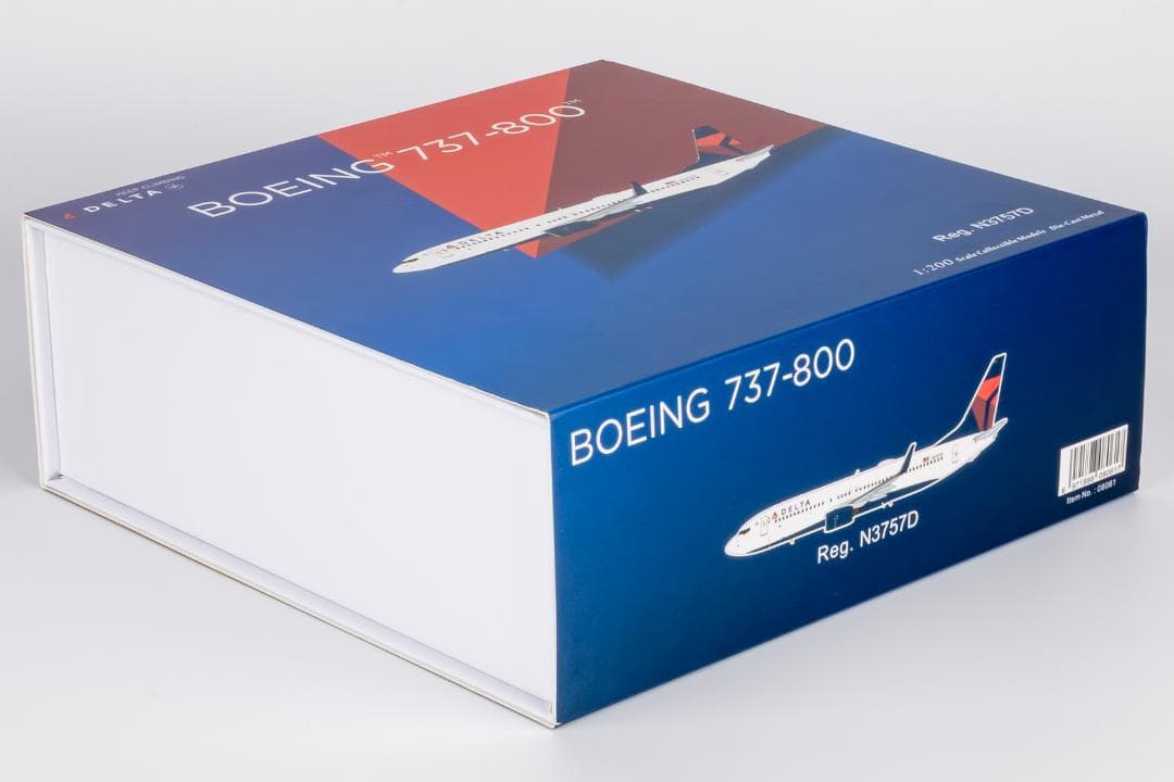デルタ航空 737-800/w N3757D 1/200