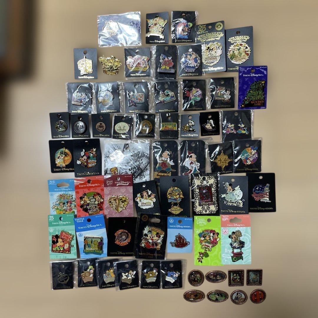 東京ディズニーシー　ピンバッジ　セット