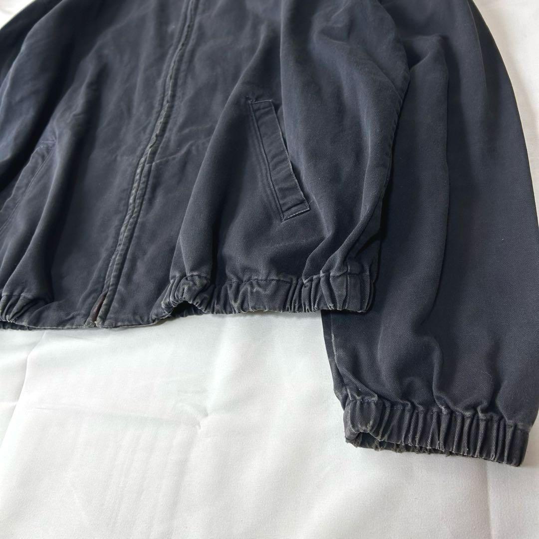 ラルフローレン 90s スイングトップ ネイビー L 胸元 ポニー 刺繍ロゴ