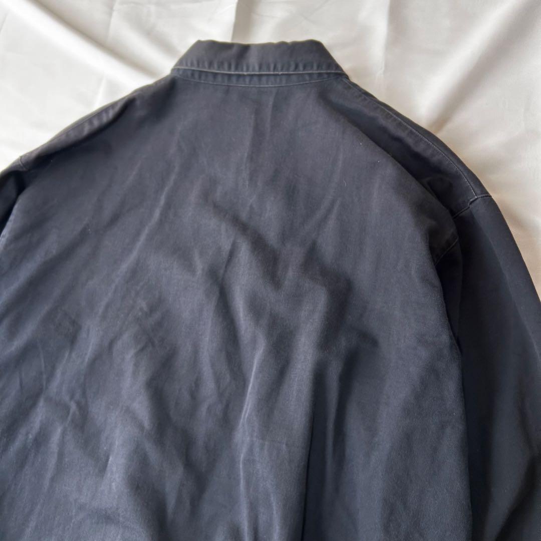 ラルフローレン 90s スイングトップ ネイビー L 胸元 ポニー 刺繍ロゴ