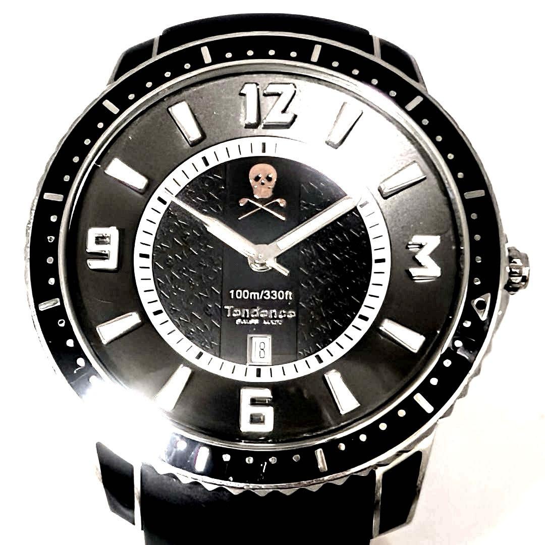 テンデンス マーク&ロナ コラボ MLTG152003 ドクロ 黒 シルバー