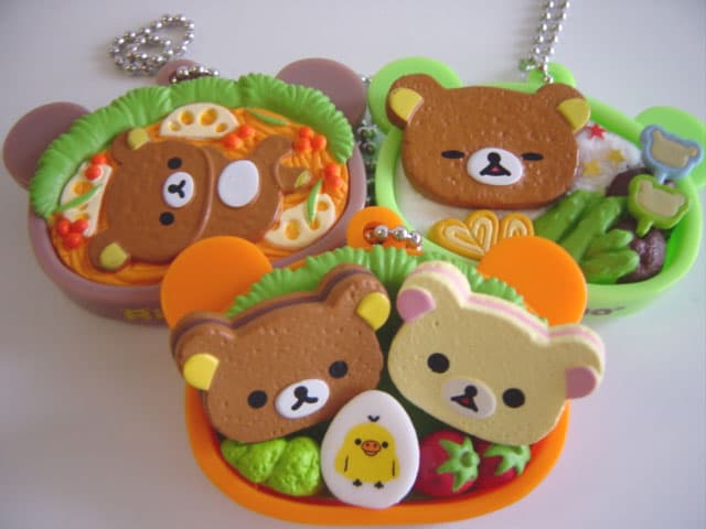 ♯Ism23Jzリラックマお弁当マスコットキーチェーンレア入6種