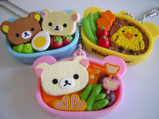 ♯Ism23Jzリラックマお弁当マスコットキーチェーンレア入6種
