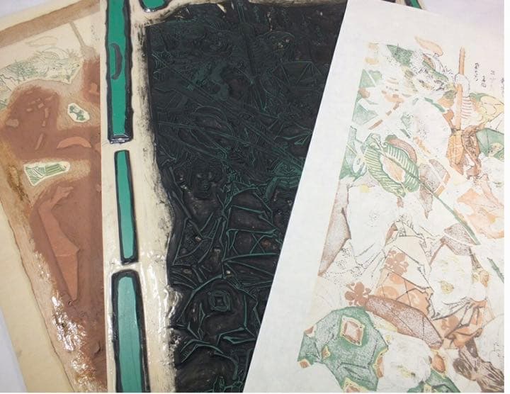 復刻木版浮世絵　葛飾北斎『七福神宝船』額装なし