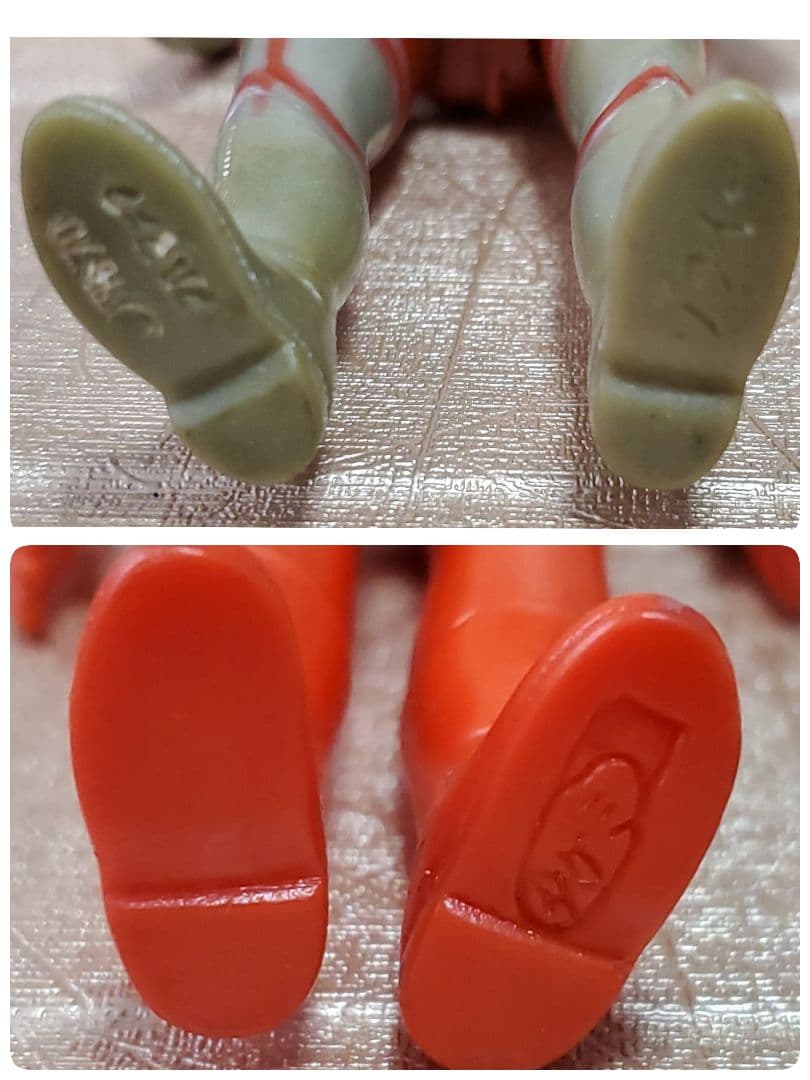 ブルマァク タケミ ウルトラマン ゾフィー タロウ ソフビ 当時モノ