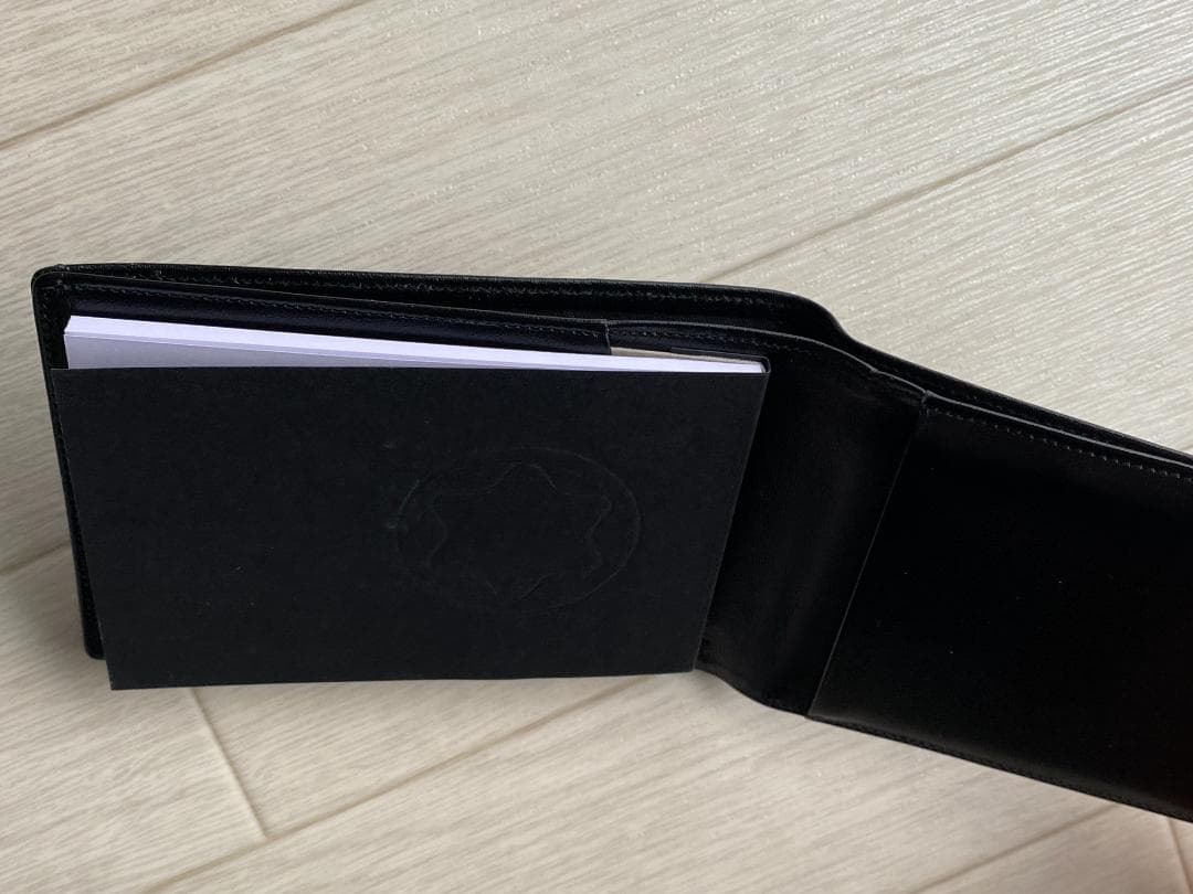 ドイツ製 モンブラン ノート 本革 レザー ブラック スモールサイズ