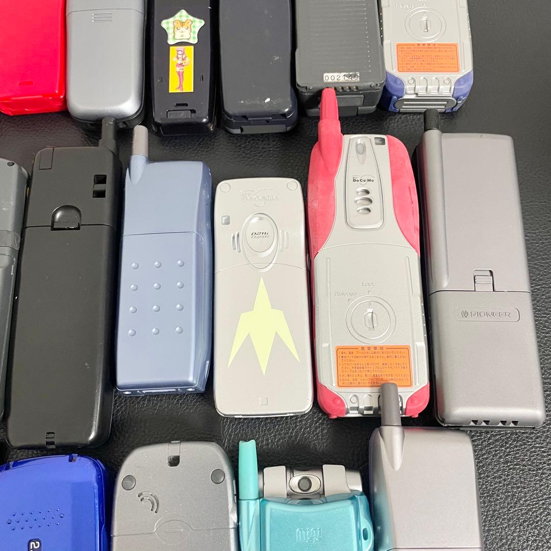 【まとめて25点セット】モックアップ 販売店模型 携帯電話 ガラケー フェラーリ