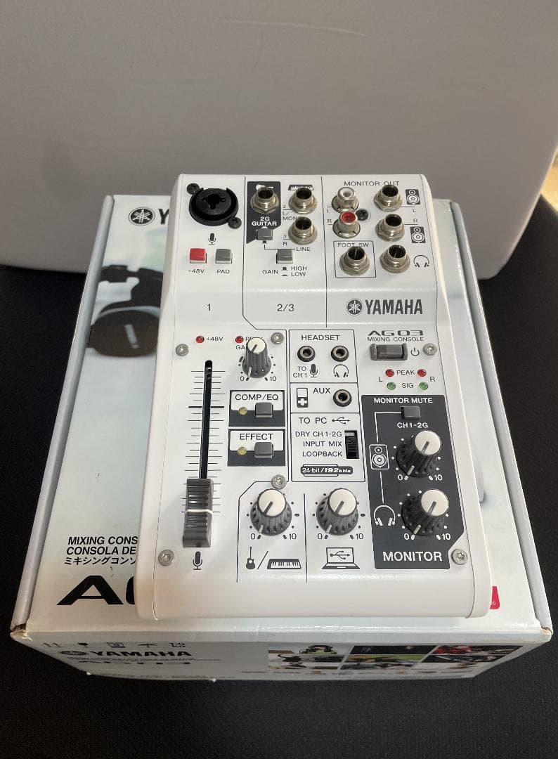 YAMAHA AG03 ミキシングコンソール オーディオインターフェース