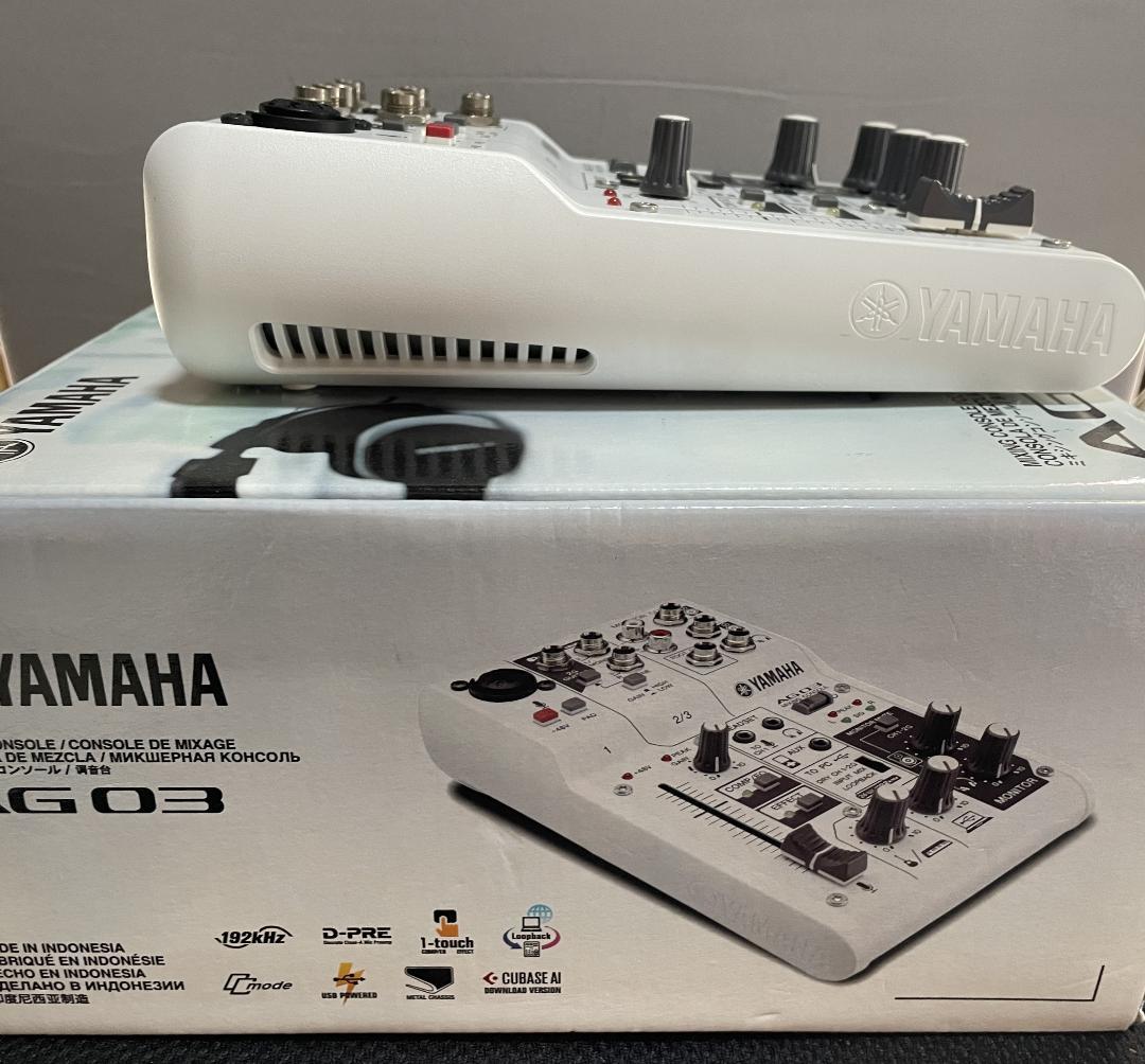 YAMAHA AG03 ミキシングコンソール オーディオインターフェース