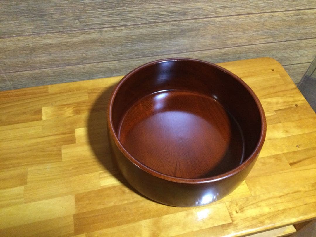 木の温もりと美しさ＊木製 欅茶びつ　茶色　美品