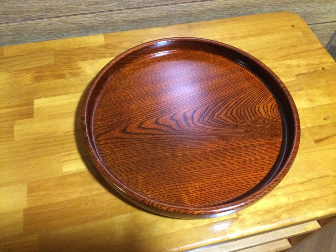 木の温もりと美しさ＊木製 欅茶びつ　茶色　美品