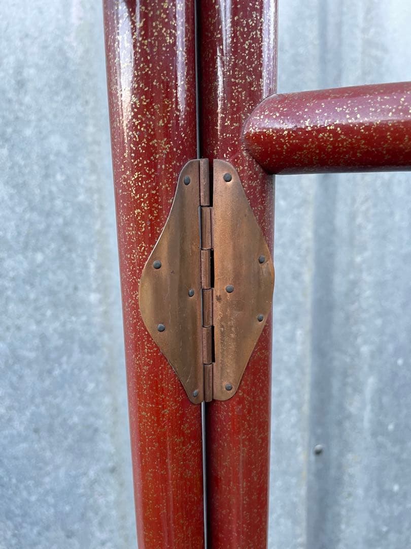 稀少/古道具/当時物/無垢材/木製/衣紋掛け/衣桁/着物掛け/28