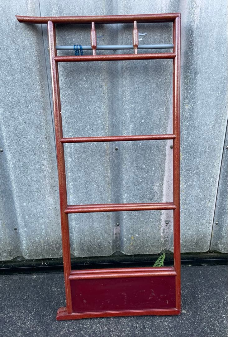 稀少/古道具/当時物/無垢材/木製/衣紋掛け/衣桁/着物掛け/28