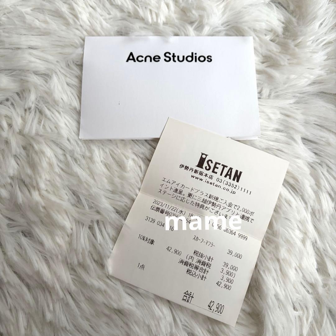 Acne Studios/アクネ ストゥディオズ_モヘアチェックスカーフ