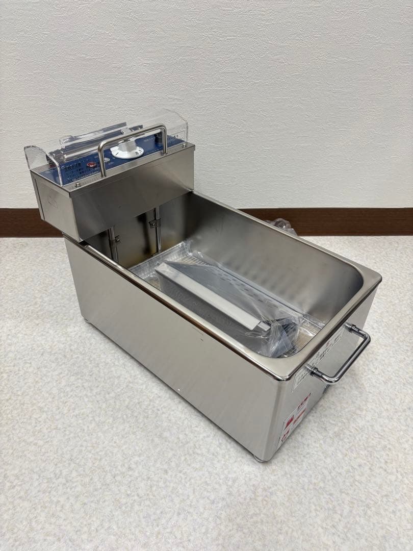 【業務用】ニチワ 電気フライヤー ステンレス製 ミニミニフライヤー 【未使用品】