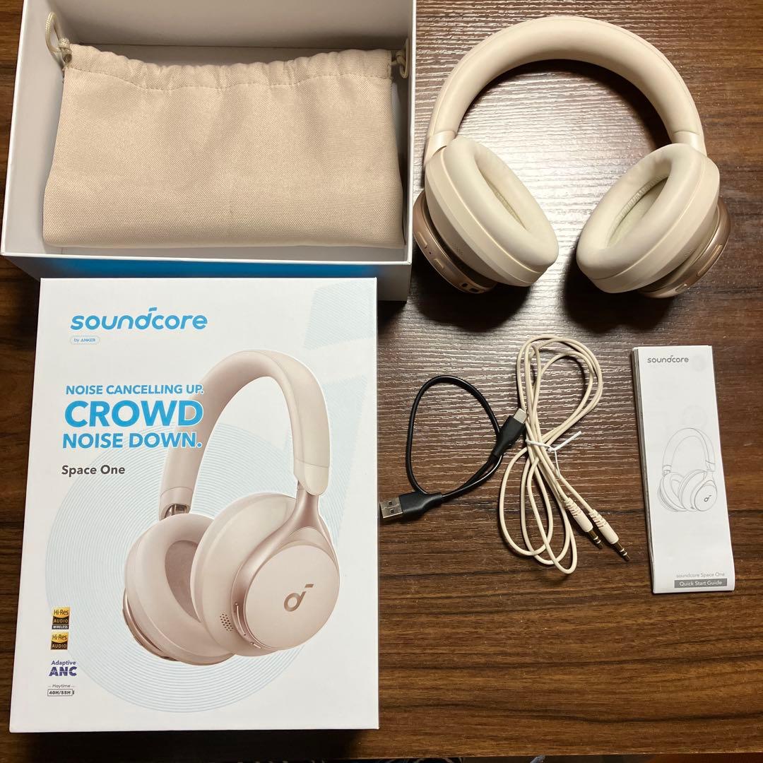 【新品未使用】soundcore Space One ワイヤレスヘッドホン