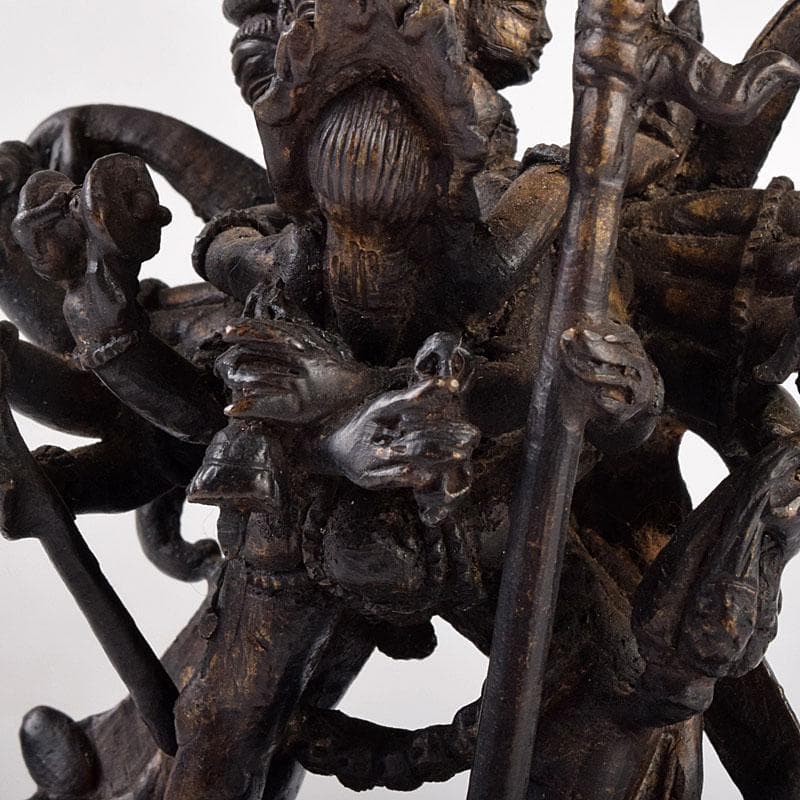 中国　古銅　チベット仏　歓喜仏　仏像　V　R8919