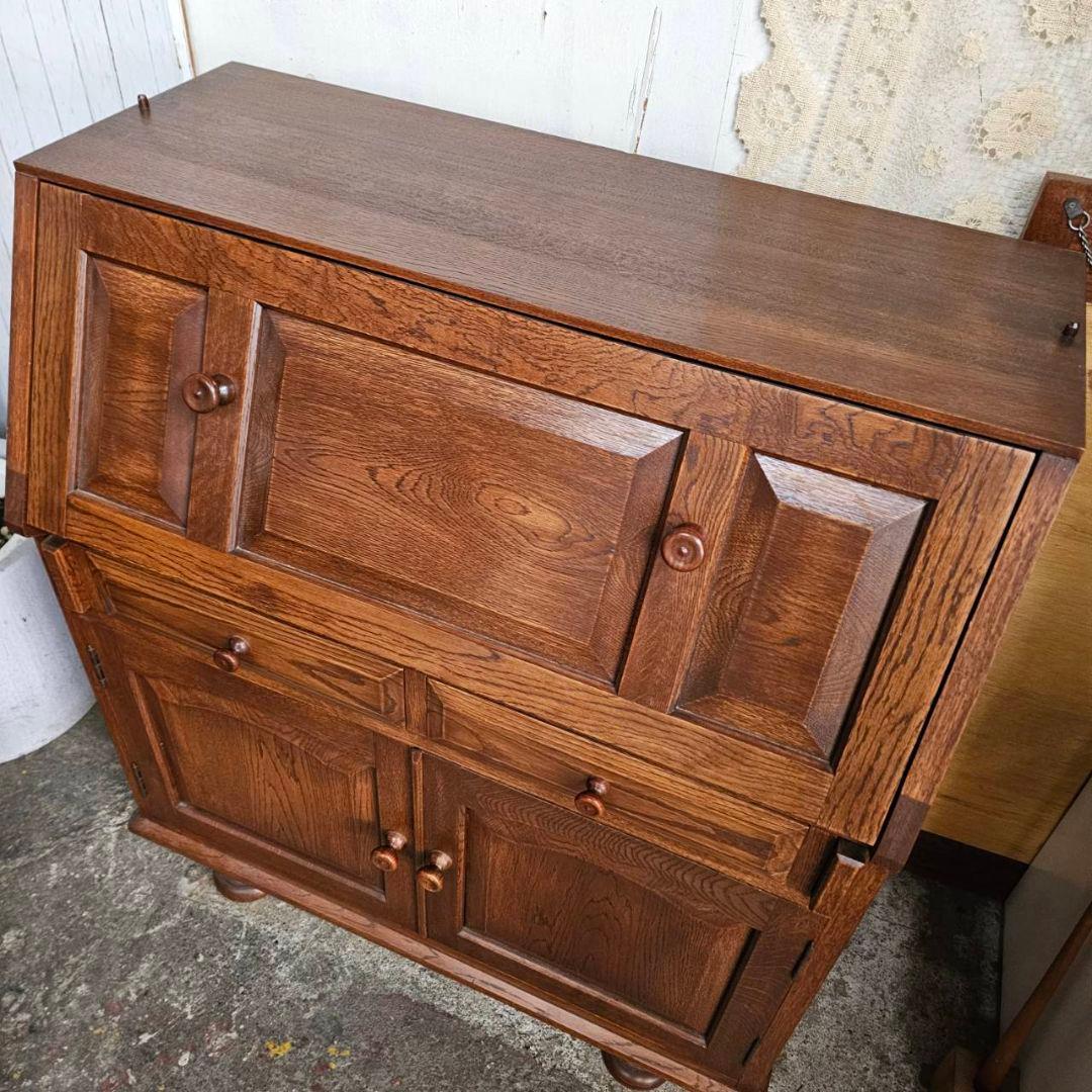 木製 本棚 吉田璋也？ 辰巳木工？ ビューローブックケース ライティング