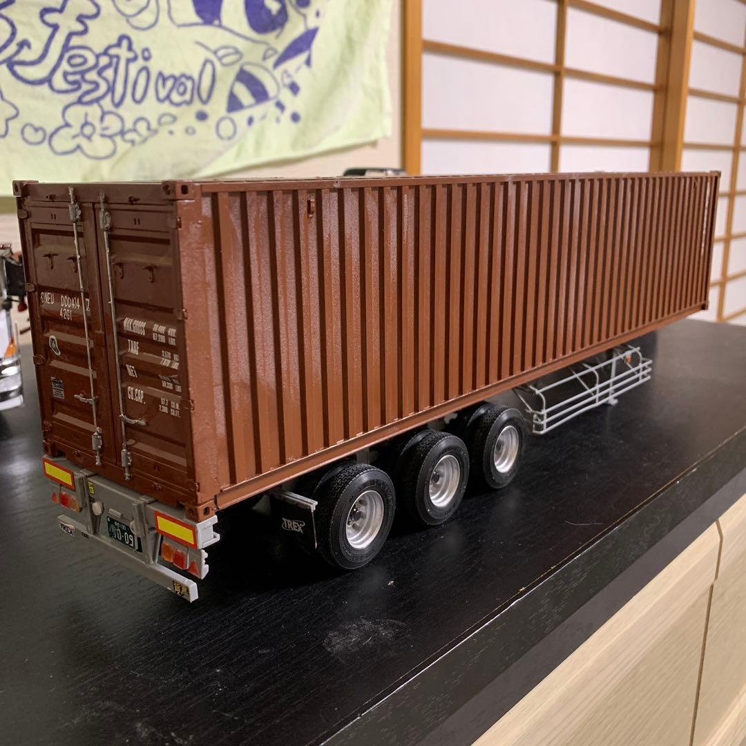 コンテナセミトレーラー デコトラプラモデル