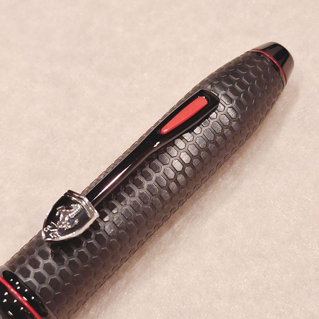 クロス　タウンゼント　フェラーリ　ハニカムパターンブラック　ボールペン