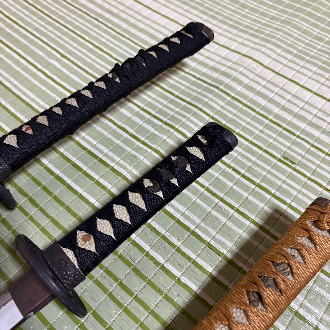 模造刀　模擬刀　武士　侍　伝統工芸　剣　ソード　太刀　小太刀　鞘　鍔　5本セット