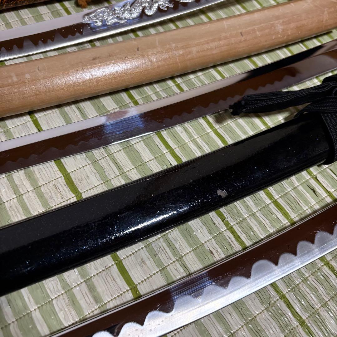模造刀　模擬刀　武士　侍　伝統工芸　剣　ソード　太刀　小太刀　鞘　鍔　5本セット