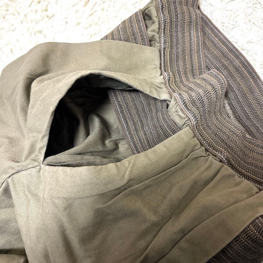 KAPITAL キャピタル シモキタジャンボパンツ カーキ M