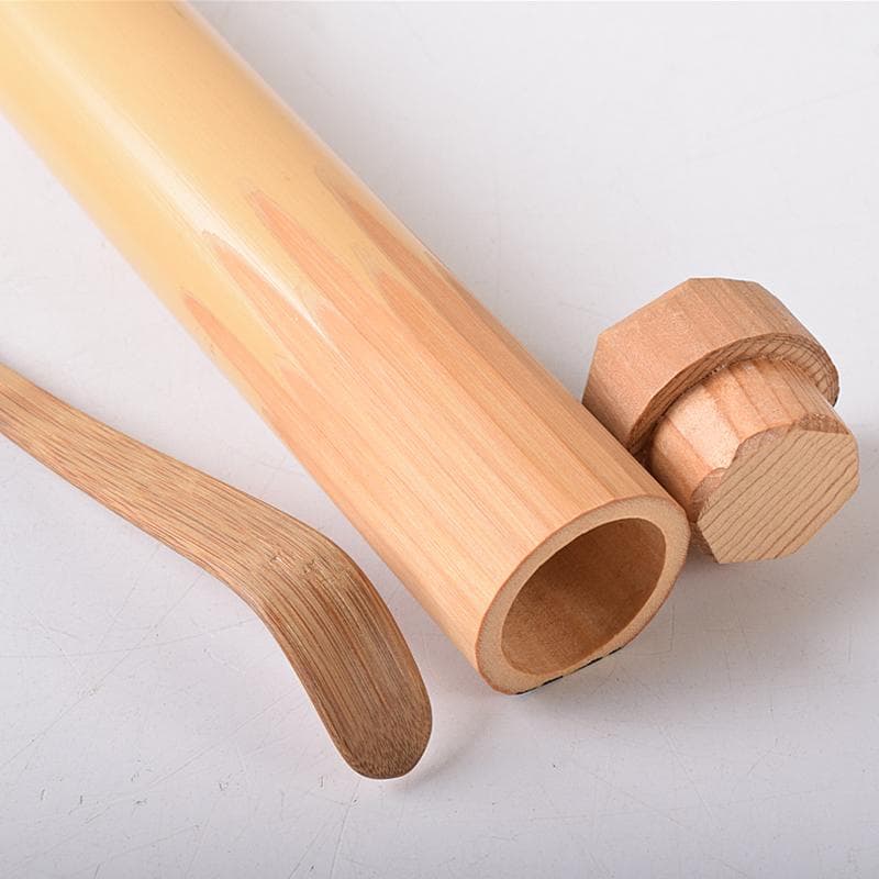 茶道具　裏千家十四代淡々斎　自作茶杓　銘和楽　仕覆付　共筒共箱　M　R8738